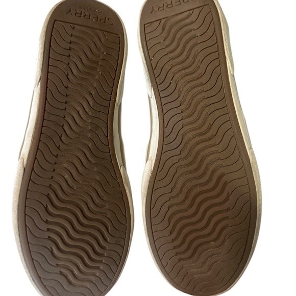 Sperry Tan Slip-On Sneakers with Elastic Goring - Picture 7 of 7